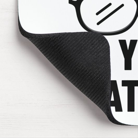 Oogdokter U Patiënt Funny Optometrist Muismat (Hoek)