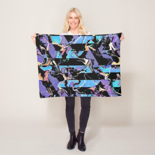 Oogdoorn fleece deken