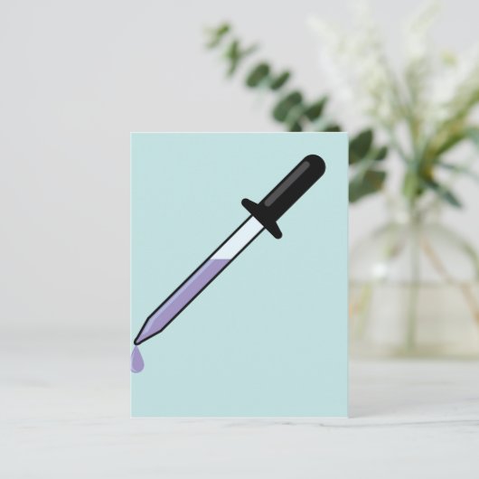 Oogdruppelaar Briefkaart (Staand voorkant)