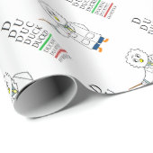 Oogexamen (optometrist) cadeaupapier (Rol Hoek)