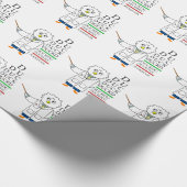 Oogexamen (optometrist) cadeaupapier (Hoek)