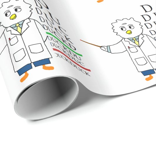 Oogexamen (optometrist) cadeaupapier (Rol Hoek)