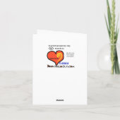 Oogexamen Wenskaart werelddag optometrie Kaart (Achterkant)