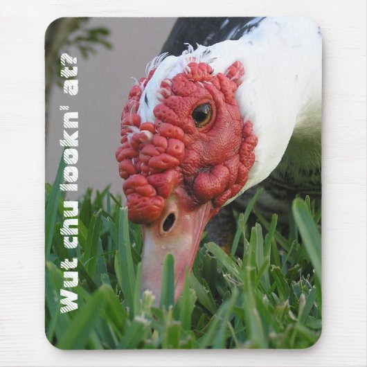 Oogfoto van de dichte Duck Muismat (Voorkant)