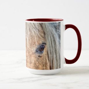 Oogfoto van Palomino Horse Drink Mok