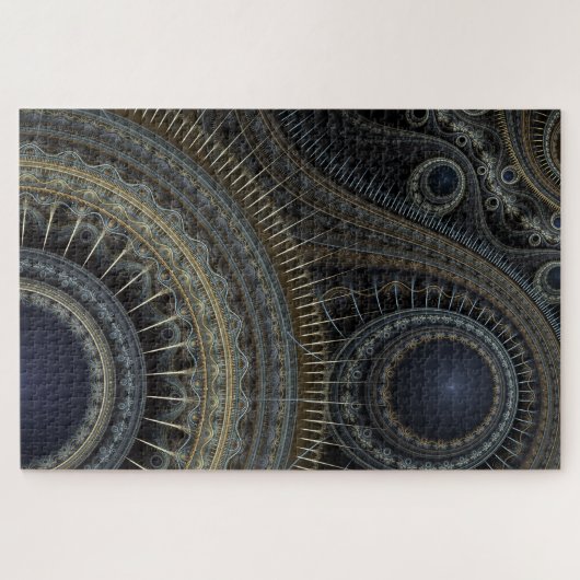 oogfractale puzzel (Horizontaal)