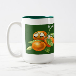 Oogfruit voor jou tweekleurige koffiemok