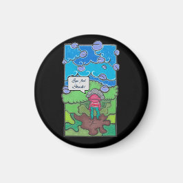 Ooggevoel vast magneet