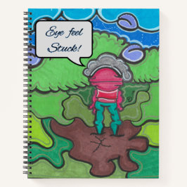 Ooggevoel vast notitieboek