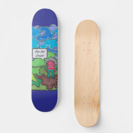 Ooggevoel vast persoonlijk skateboard