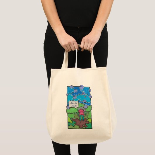 Ooggevoel vast tote bag (Voorkant (product))