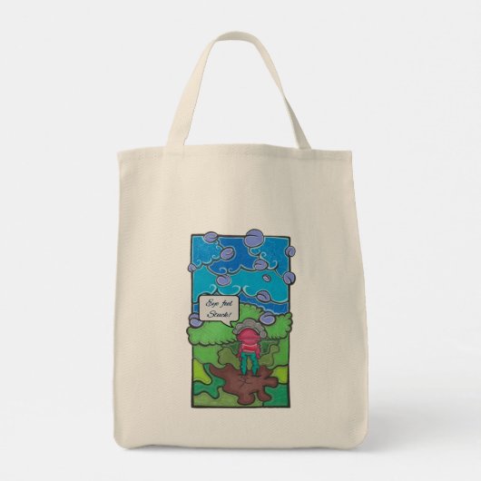 Ooggevoel vast tote bag (Achterkant)
