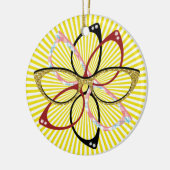 Oogglazen - SRF Keramisch Ornament (Links)