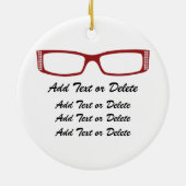 Oogglazen - SRF Keramisch Ornament (Achterkant)