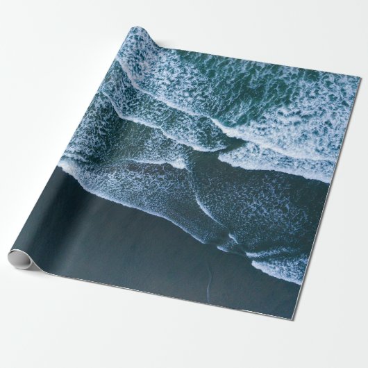 Ooggolven overdag cadeaupapier (Uitgerold)