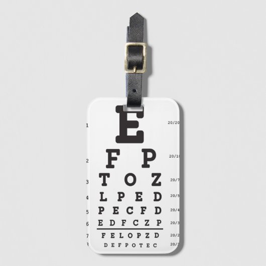 Ooggrafiek Bagagelabel (Voorkant (verticaal))