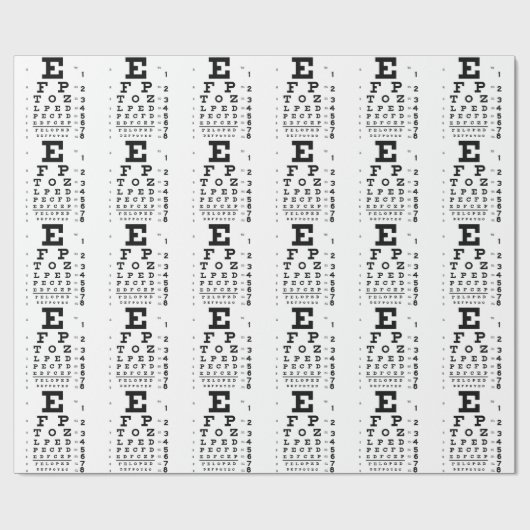 Ooggrafiek Cadeaupapier (Vlak)