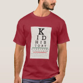 Ooggrafiek "Geschiedenis Kind" T-shirt (Voorkant)