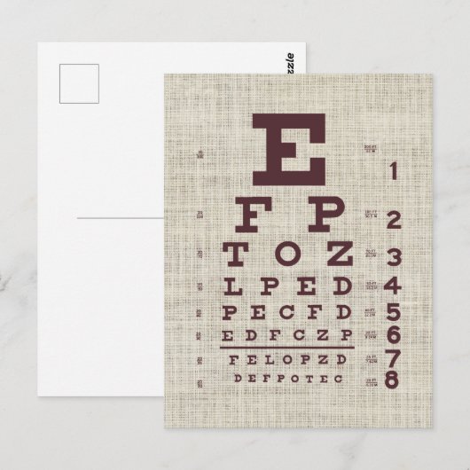 Ooggrafiek op schoot Briefkaart (Voorkant / Achterkant)