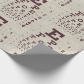  Ooggrafiek op schoot Cadeaupapier (Hoek)