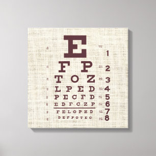  Ooggrafiek op schoot Canvas Afdruk