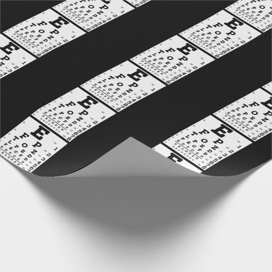 Ooggrafiek Optometrist Cadeaupapier (Hoek)