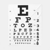 Ooggrafiek Optometrist deken (Voorkant)