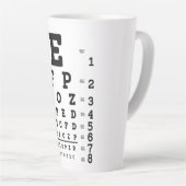 Ooggrafiek Optometrist Latte Mok (Rechterhoek)