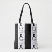 Ooggrafiek Optometrist Tote Bag (Voorkant)