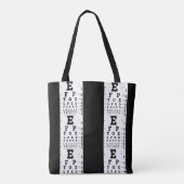 Ooggrafiek Optometrist Tote Bag (Achterkant)