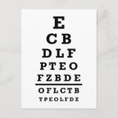 Ooggrafietest Briefkaart (Voorkant)