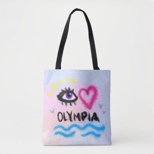 Ooghart Olympia-Tas Tote Bag (Voorkant)