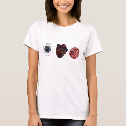 Oogharthersenen T-shirt (Voorkant)