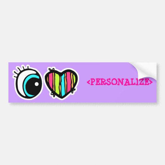 OoghartPictogram,<PERSONALIZE> Bumpersticker (Voorkant)