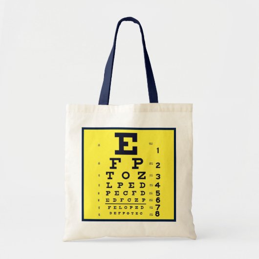 Oogheelkunde Ooggrafiek Economische optometrie Tote Bag (Voorkant)