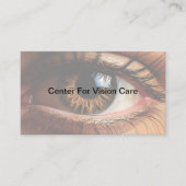 Oogheelkunde Visie Zorg Afspraakkaarten Visitekaartje (Voorkant)