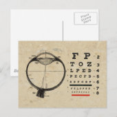 oogheelkundige briefkaart (Voorkant / Achterkant)