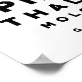 Oogheelkundige Grafiek Poster (Hoek)