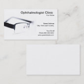 Oogheelkundige kliniek visitekaartje (Voorkant / Achterkant)