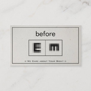 Oogheelkundige Oftalmologie Optometrie Oftalmoloog Visitekaartje