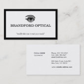  Oogheelkundige Optometrie Doctor Visitekaartje (Voorkant / Achterkant)