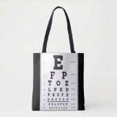 Oogheelkundige optometrie Oogarts Ooggrafiek Tote Bag (Voorkant)