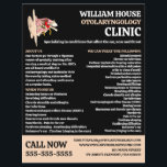 Oogheelkundige Otolaryngologie Klinisch Flyer<br><div class="desc">Oogontwerp,  otolaryngoloog Otolaryngologie Klinisch Adverteren brochures door de Visitekaartje.</div>