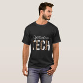 Oogheelkundige technicus Oftalmische technische op T-shirt (Voorkant volledig)