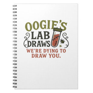 Oogie's Lab Draws - Grappige Halloween Phlebotomis Notitieboek