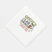 Oogie's Lab Draws - Grappige Halloween Phlebotomis Servet (Hoek)