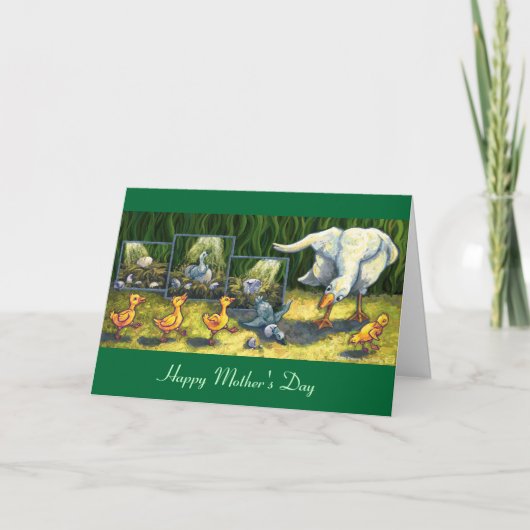 Oogige Kaart voor bedekte Moederdag (Voorkant)