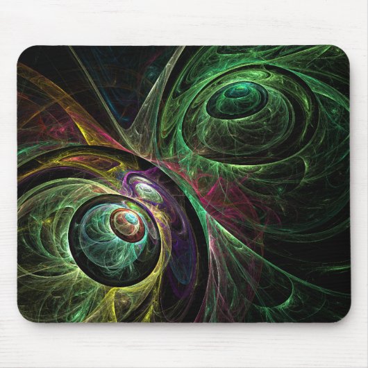 Oogje Abstracte Art Mousepad Muismat (Voorkant)