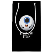 Oogje am Wat is er grappig Eyeball Pun Dark BG Klein Cadeauzakje (Voorkant)
