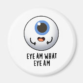 Oogje am Wat is Oye am Funny Eyeball Pun Magneet (Voorkant)